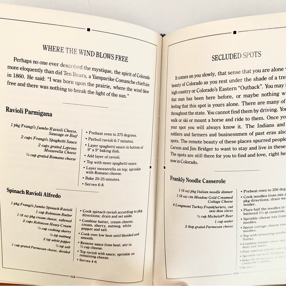 COOKBOOK - “Colorado High Country Cooking”, Hardcover, First Printing - Picture 8 of 11